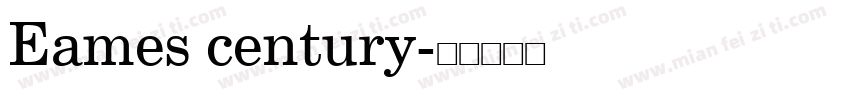 Eames century字体转换